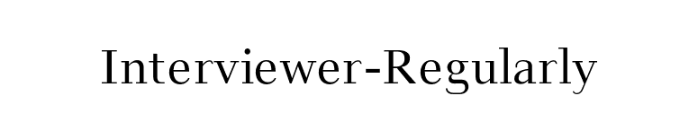Interviewer-Regularly font preview