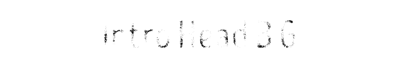 Intro Head B G font preview
