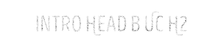 Intro Head B UC H2 font preview
