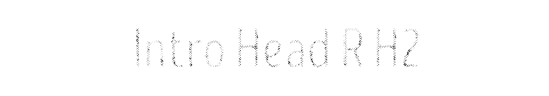Intro Head R H2 font preview