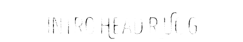 Intro Head R UC G font preview