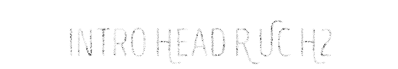 Intro Head R UC H2 font preview
