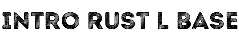 Intro Rust L Base font preview