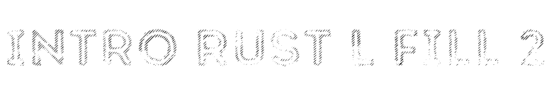 Intro Rust L Fill 2 font preview