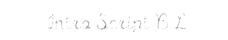 Intro Script B L font preview
