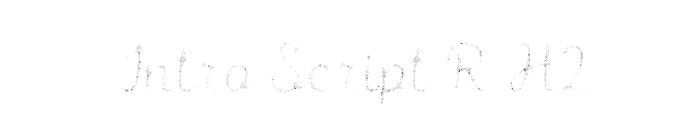 Intro Script R H2 font preview