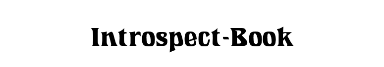 Introspect-Book font preview