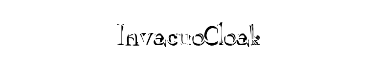 InvacuoCloak font preview