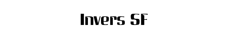 Invers SF font preview