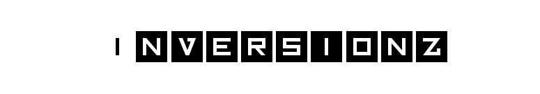 Inversionz font preview