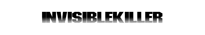 InvisibleKiller font preview