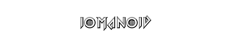 Iomanoid font preview