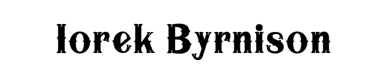 Iorek Byrnison font preview