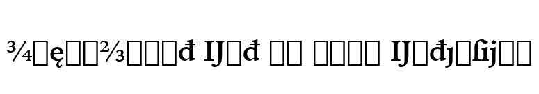 IowanOldSt Ext BT Bold Extension font preview