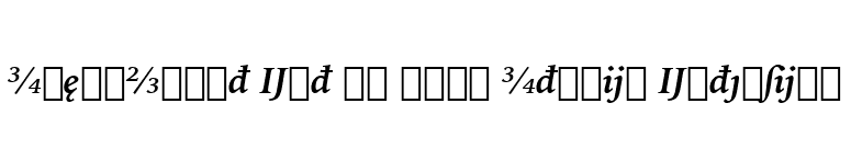IowanOldSt Ext BT Bold Italic Extension font preview
