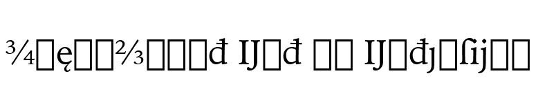 IowanOldSt Ext BT Extension font preview