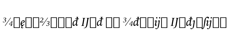 IowanOldSt Ext BT Italic Extension font preview