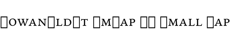 IowanOldSt SmCap BT Small Cap font preview