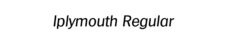 Iplymouth Regular font preview