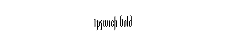Ipswich Bold font preview