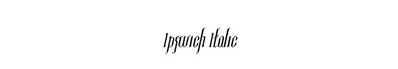 Ipswich Italic font preview