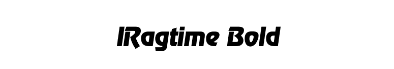 IRagtime Bold font preview
