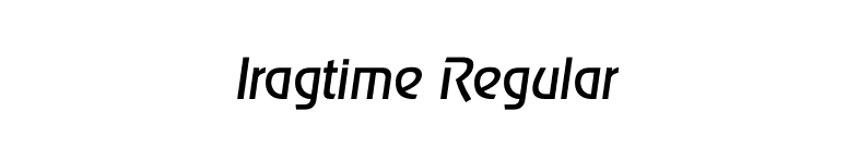 Iragtime Regular font preview