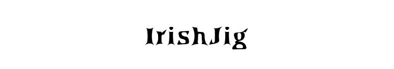 IrishJig font preview