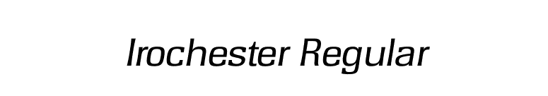 Irochester Regular font preview