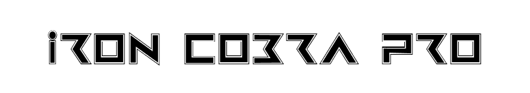 Iron Cobra Pro font preview