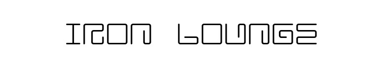 Iron Lounge font preview