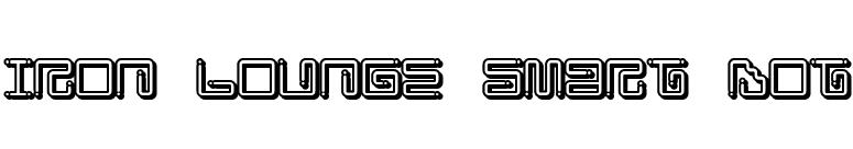 Iron Lounge Smart Dot font preview