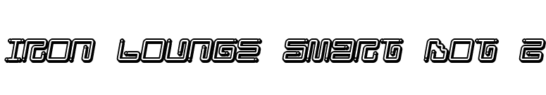 Iron Lounge Smart Dot 2 font preview