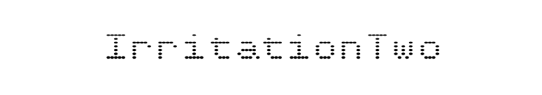 IrritationTwo font preview