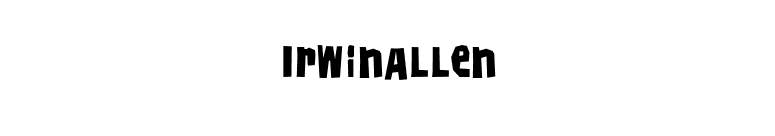 IrwinAllen font preview