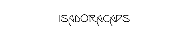 IsadoraCaps font preview