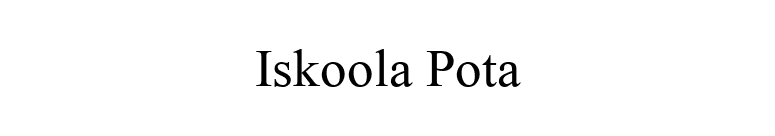 Iskoola Pota font preview