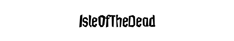 IsleOfTheDead font preview