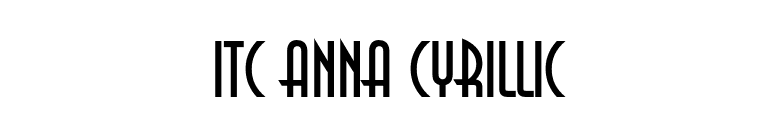 ITC Anna Cyrillic font preview