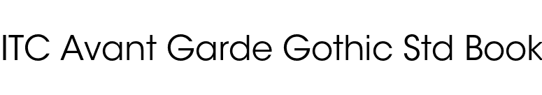ITC Avant Garde Gothic Std Book font preview