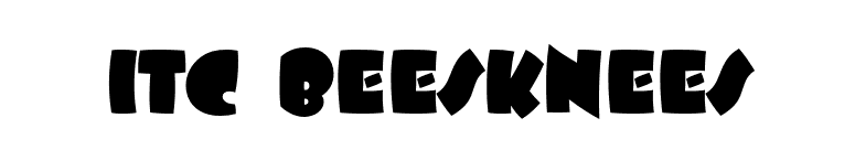 ITC Beesknees font preview