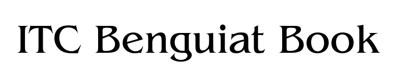 ITC Benguiat Book font preview