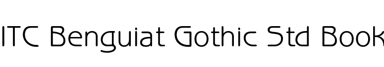 ITC Benguiat Gothic Std Book font preview