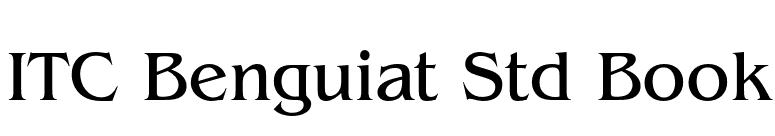 ITC Benguiat Std Book font preview