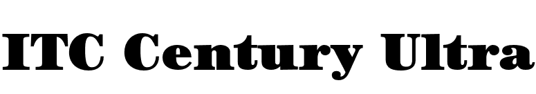 ITC Century Ultra font preview