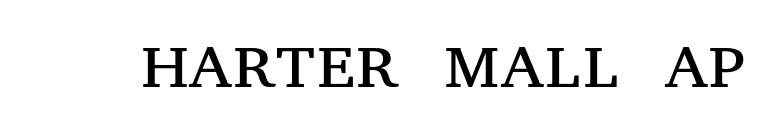 ITC Charter Small Cap font preview