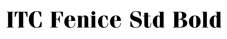 ITC Fenice Std Bold font preview