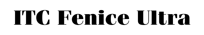 ITC Fenice Ultra font preview