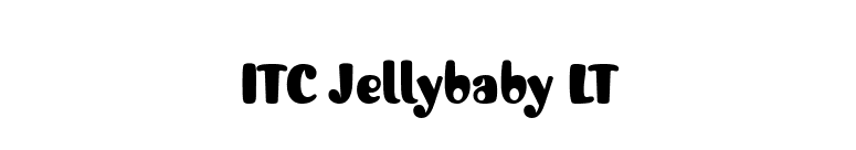 ITC Jellybaby LT font preview