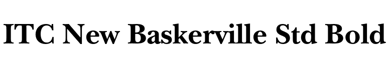 ITC New Baskerville Std Bold font preview
